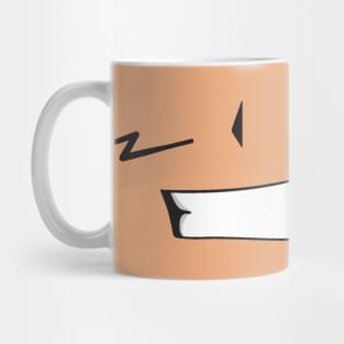 The gritted teeth on the chin of a champion! Mug